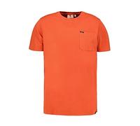 GARCIA Men's Short Sleeve T-Shirt, Chili, L