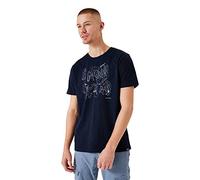 Garcia Men's Short Sleeve T-Shirt, Dark Moon, M