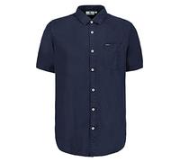 Garcia Men's Short-Sleeved Shirt, Dark Moon, L