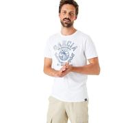 Garcia Men's T-Shirt Short Sleeve, White, L