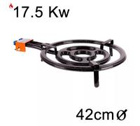 GARCIMA Butane Propane Gas Burner Gas Ring Paella Grill Utschak Kazan 40 CM