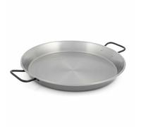 Garcima La Ideal Polished Steel Professional Paella Pan 38cm for Ceramic, Induction & AGA hobs