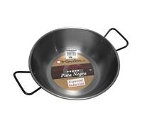 Garćima Pata Negra Paella Pan, Brushed Wrought Iron, 32 cm