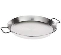 Garcima 85040 Polished Steel Paella Pan, 40 cm, 1.41 liters, Grey
