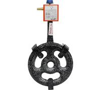 GARCIMA Propane Butane Gas Burner Paella Grill Kasan 30 cm Black