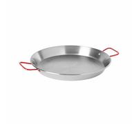 Garcima SL Carbon Steel Paella Pan with Two Large Red Handles - Steel - 400mm