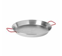 Garcima SL Carbon Steel Paella Pan with Two Large Red Handles - Steel - 500mm