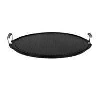 Guison DM722 _Round Enamelled Cast Iron Griddle, 52 cm, Black