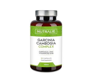Garcinia Cambogia 2000mg - 60% HCA - Vitamines B2 B6 Chromium Zinc - Women and Men - 90 Capsules Garcinia Complex Nutralie