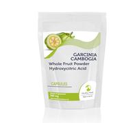 Garcinia Cambogia Whole Fruit Powder 500mg 7 Sample Pack Capsules Health Food Supplements Nutrition Hydroxycitric Acid HCA Malabar Tamarind HEALTHY MOOD