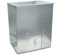 GARD N TOOL Galvanised Steel Metal Coal Bunker Heavy Duty Coal Fuel Storage 125KG -5 BAGS OF 25KG FUEL