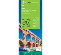 Gard - Nîmes Alès Pont du Gard Aigues-Mortes (D30): 1:100000 (TOP 100)