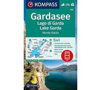 Gardasee / Monte Baldo D/I/E (102): Wandelkaart Schaal 1 : 50.000 (Kompass Wanderkarten)