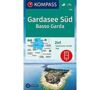 Gardasee South/Basso Garda (695): 3in1 Wanderkarte inklusive Karte zur offline Verwendung in der KOMPASS-App. Fahrradfahren. Skitouren. Langlaufen.
