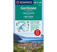 Gardasee & surroundings 3-Set D/I (697): inklusive Karte zur offline Verwendung in der KOMPASS-App. Fahrradfahren.