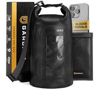 Gardava Faraday Bag, Military Grade Shield Bag, Waterproof EMP Cage, Dry Bag for Laptops & Phones, Go Dark Large Faraday Bags