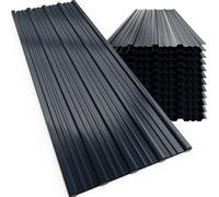 Trapezoidal sheet metal set of 28 anthracite 110x46cm