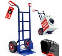 GARDEBRUK Foldable Hand Truck | For Transporting Office Product A4 Paper Blue Roll | Fridge Freezer Moving Boxes Wardrobe | Load Up to 200 kg | Trol