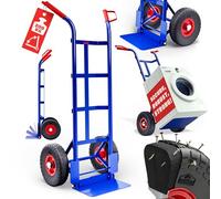 GARDEBRUK® Foldable Sack Truck, Heavy Duty Trolley, 200 kg Capacity, Blue