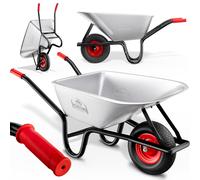 GARDEBRUK Heavy Duty Garden Wheelbarrow, 250KG 100L