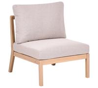 Garden 1-Seat Section RIVELLO Acacia Wood Light Brown