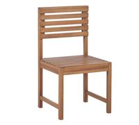 Beliani Garden 1-Seat Section TREIA Acacia Wood Brown