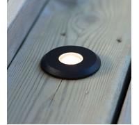 Garden 24V 3W LED Ground Light - Black