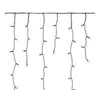 Garden 24V Warm White LED Icicle String Lights - 160 Lights