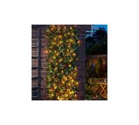 Garden 60cm x 180cm Expanding Solar Pre Lit Ivy Leaf Trellis Screen