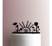 Garden Acrylic Cake Topper 3mm Thick Premium Laser Cut Cake Decoration for Birthday, Wedding, Baby Shower & Party Cakes Durable Reusable