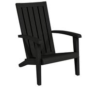 (black, 1 pcs) vidaXL Garden Adirondack Chairs Outdoor Chair Lounger Chair Polypropylene