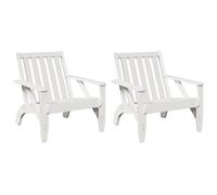 Garden Adirondack Chairs Outdoor Chair Picnic Chair Solid Wood Pine vidaXL