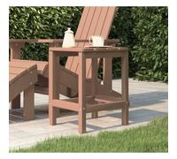 vidaXL Garden Adirondack Table Brown 38x38x46 cm HDPE UK HOT