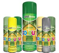 Garden Aerosol Spray Paint 400ml / 1x Pair of Disposable Gloves, Long Lasting Shades for Wood Metal and Plastic by Swiss Signature (1 Pack, Huntsman Green)