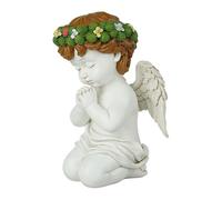 Garden Angel Statues | Praying Angel Resin Garden Statues | Home Decor for Kitchen Easter Bedroom Offices Party Living Room Dining Room Window Outdoor