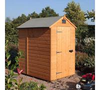 Garden Apex Shed 6 x 4ft Rowlinson Security Garden Shiplap Storage Shed