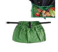Garden Apron for Harvesting - Garden Apron Ortables Vegetable Spicing | High Strength Fruit Storage | Outdoor Gardening Tool for Men Women | Adjustable Pocket Apr0n Pe