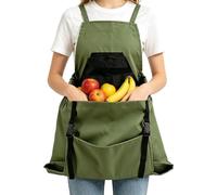 Garden Apron For Harvesting Gardening Apron Fruit Picking Bag Oxford Cloth 60x50x20cm Multiple Pockets Allow For The Storage Of Tools, Seedlings, And Freshly Picked Fruit For Gardeners Plumbers