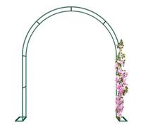 Garden Arbor Wedding Arch Climbing Plants Trellis 120/240/300cm Green/White/Black Ideal for Roses Vegetables & Bridal Party Decoration Sturdy & Stylish H2.30m x W2m