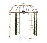 Garden Arbour Pavilion Pergola Gazebo Trellis Rose Arch Flower Archway Metal