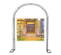 Garden Arch 350x220cm - Metal Rose Arch for Weddings Vines & Floral Decor - Large Outdoor Trellis for Garden Decoration 160cm to 300cm Heights