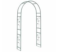 vidaXL Garden Arch Floral Green 115 x 37 x 231 cm