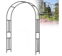 Garden Arch for Climbing Plants - Durable Steel Frame Arbor for Outdoor Vine and Flower Support, Enhances Garden Beauty
