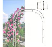 Garden Arch for Climbing Plants Elegant Outdoor Trellis for Weddings & Parties 7.5 9.8ft High x 3.9 8.5ft Wide Perfect Arbour Decoration for Lawns & Gardens