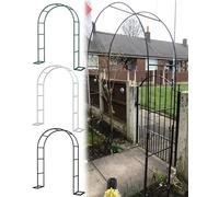 Garden Arch for Climbing Plants & Roses Durable Metal Trellis Sturdy Steel Frame WeatherResistant Garden Arbor Sizes: 80350cm for Beautiful Vines & Flowers