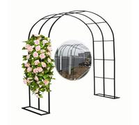 Garden Arch for Climbing Plants & Roses Wedding Metal Arbor Available in Sizes 80 350cm Black Perfect for Gazebo Entrance & Outdoor Decor 180x250cm 5.9x8.2ft
