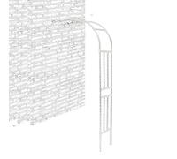 Garden Arch for Climbing Plants, Steel Frame Half Rose Arch, Durable Garden Pavilion, Perfect for Outdoor Decoration and Support of Vines and Flowers