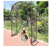 Garden Arch Frame for Wedding, Sturdy Trellis Arbor with Bases, Support Climbing Plants, Outdoor Party Decoration