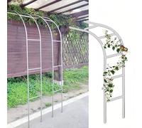 Garden Arch, Large Metal Pergola for Climbing Plants, Wedding Arch Decoration, 220x240cm (7.2x7.8ft), Outdoor Trellis, Perfect for Garden Parties, Elegant Landscape Feature