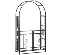 Garden Arch Metal Double Gate Climbing Plant Arbor Wedding Trellis Archway